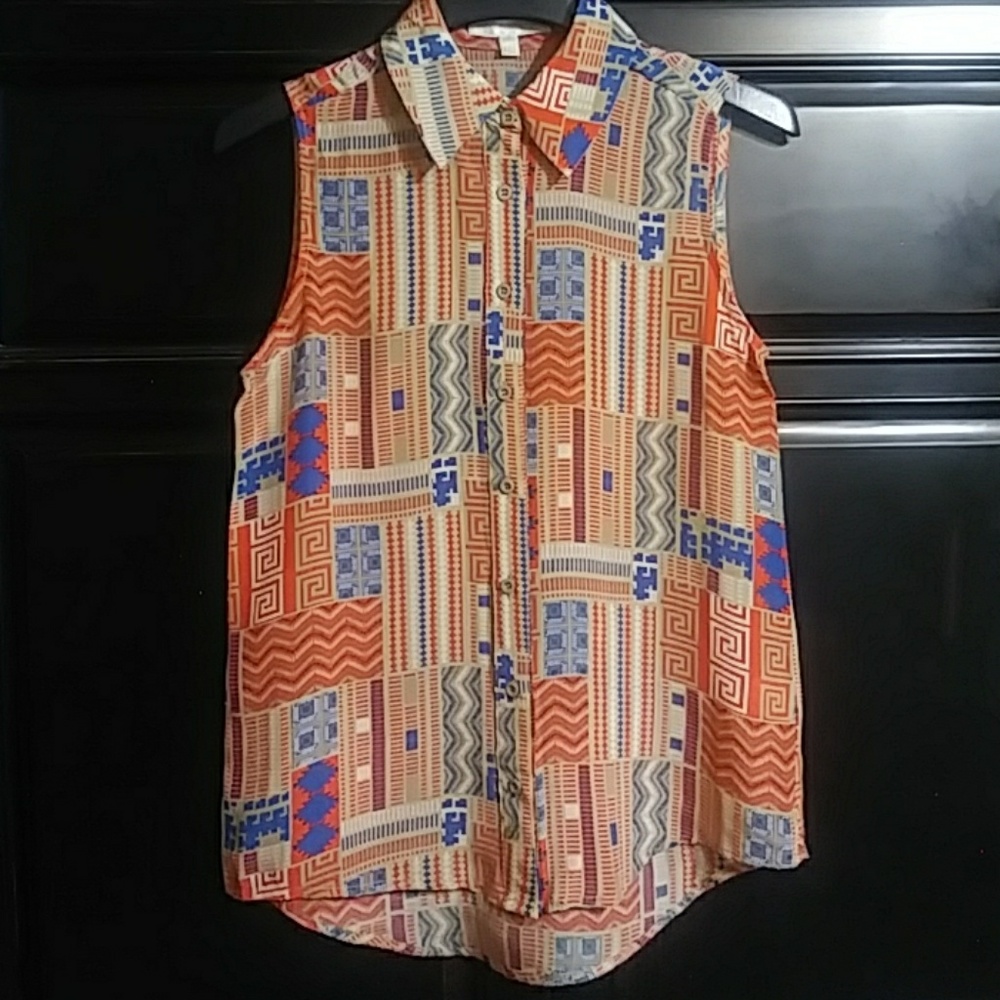 Lumiere silk sleeveless top